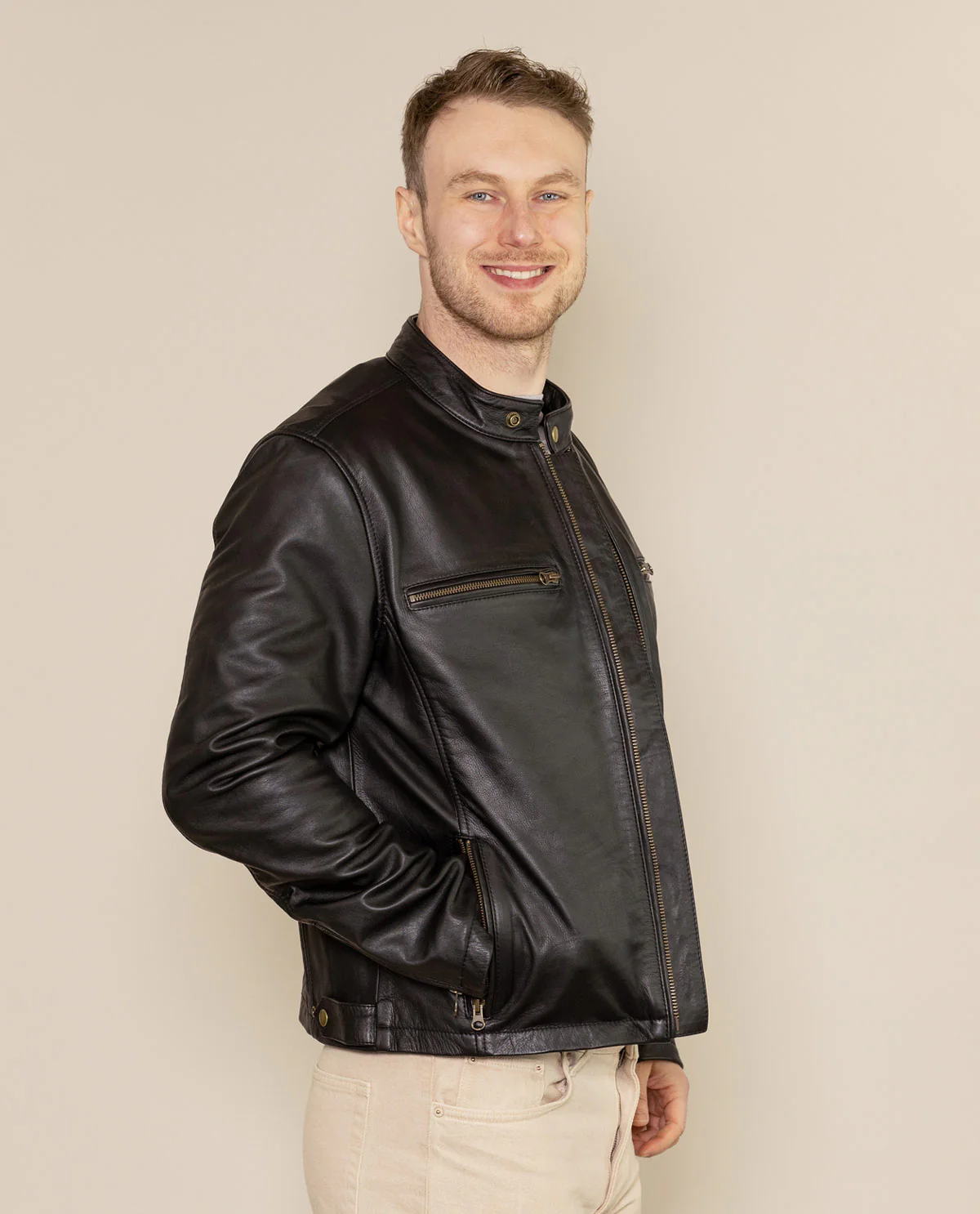 Outlet Lederjacke - Image 3