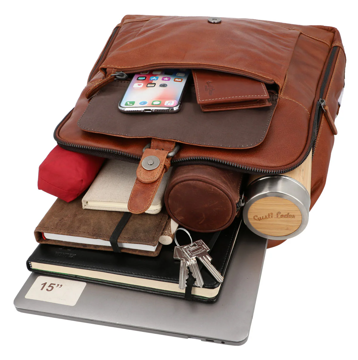 Outlet Lederrucksack - Image 3